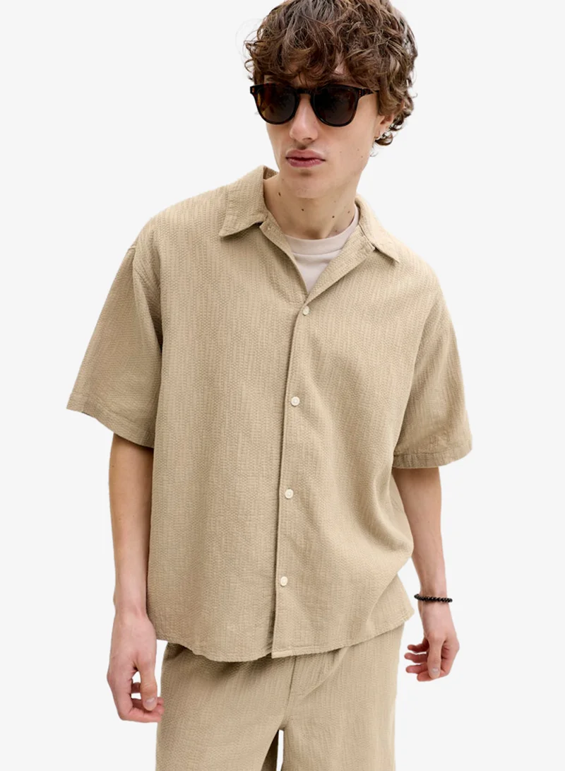 JACK & JONES Crockery Casual Short Sleeve Shirt for Men | Best Price UAE